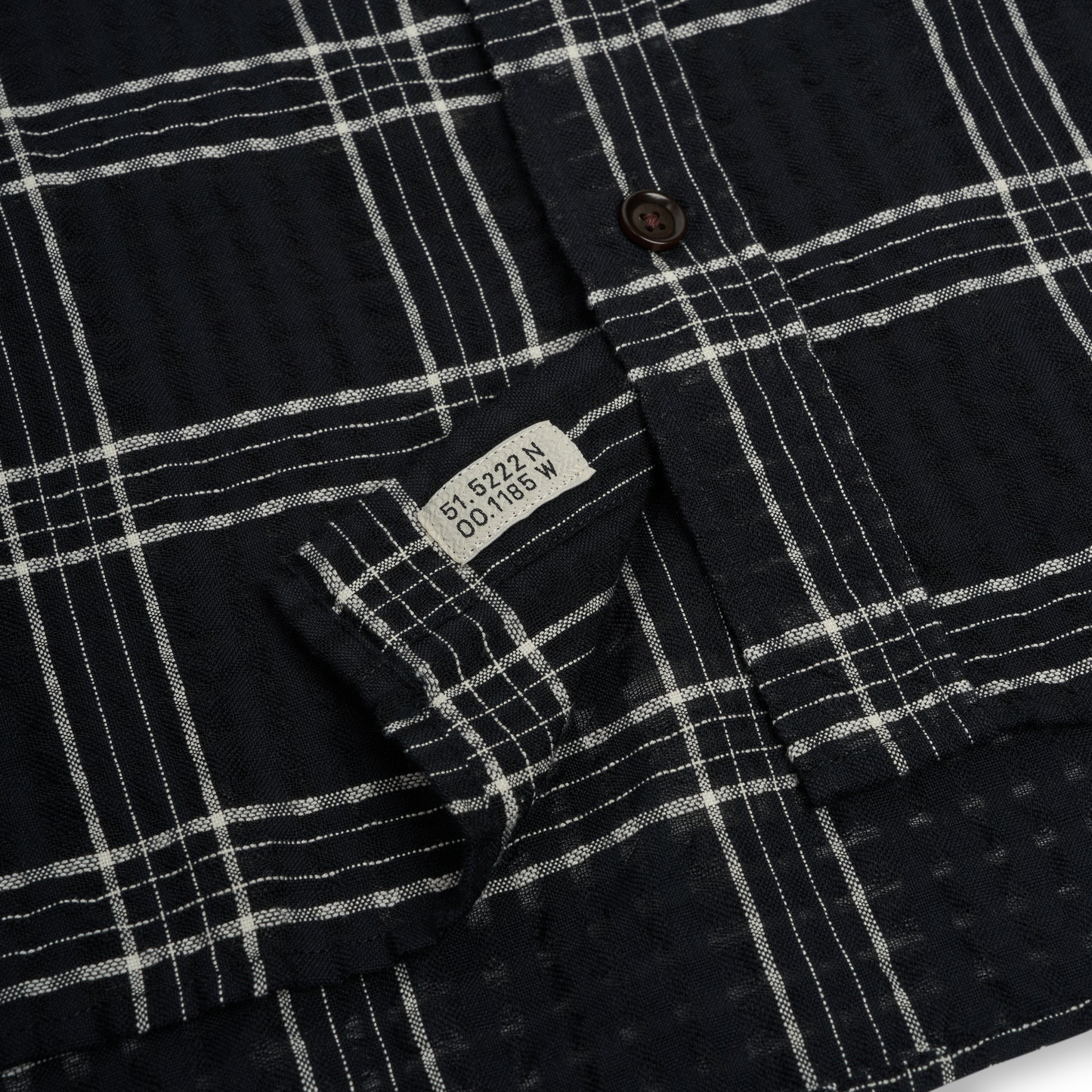 Garrison Long Sleeve Shirt Connell - Black