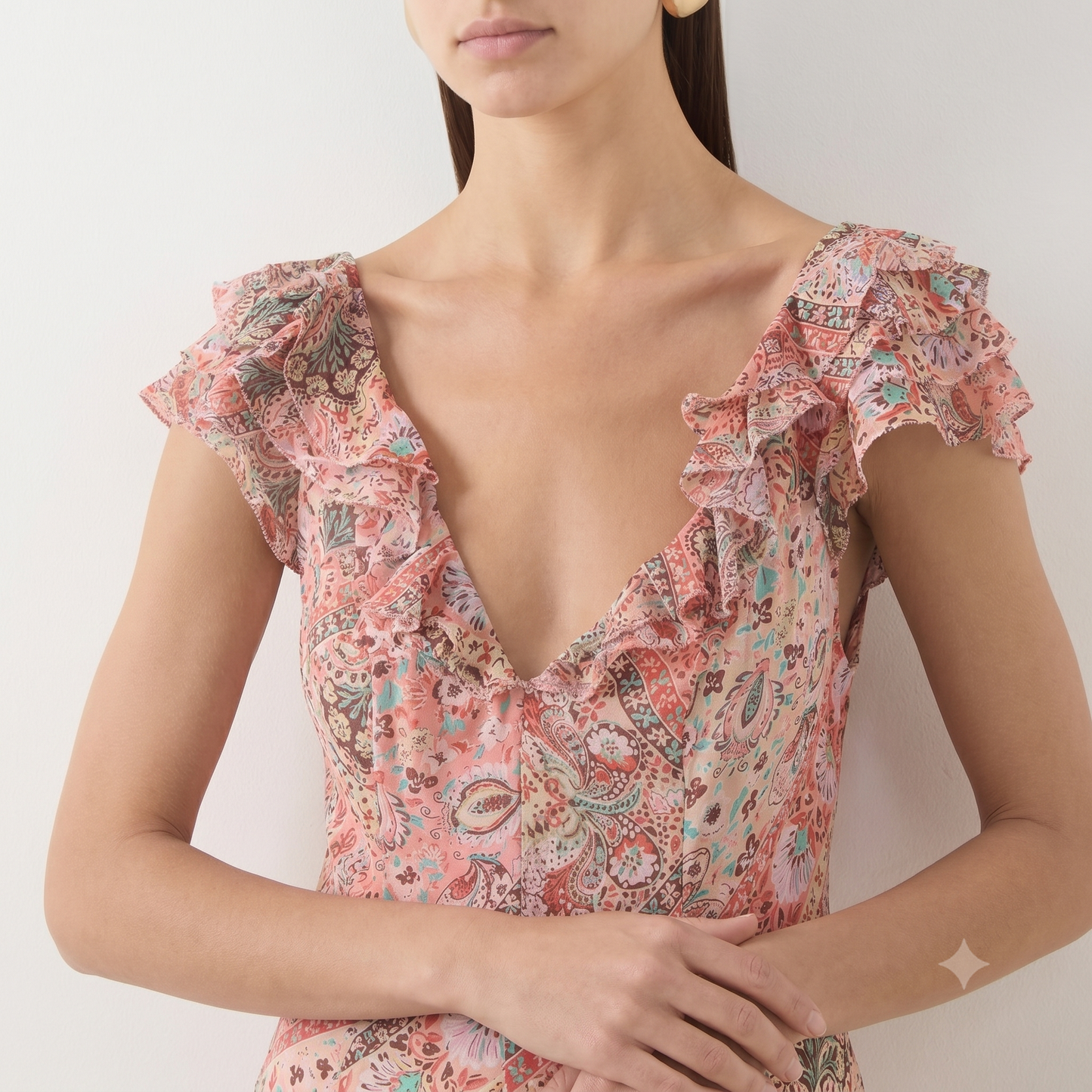Ambika Dress - Cara Bandana Orange