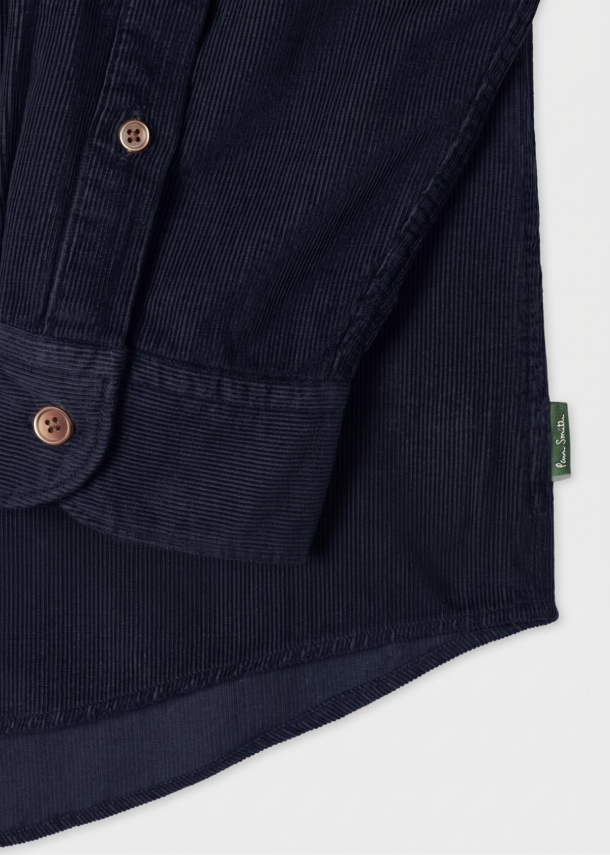 Paul Regular Fit Fit Cord Button Down Shirt - Dark Navy