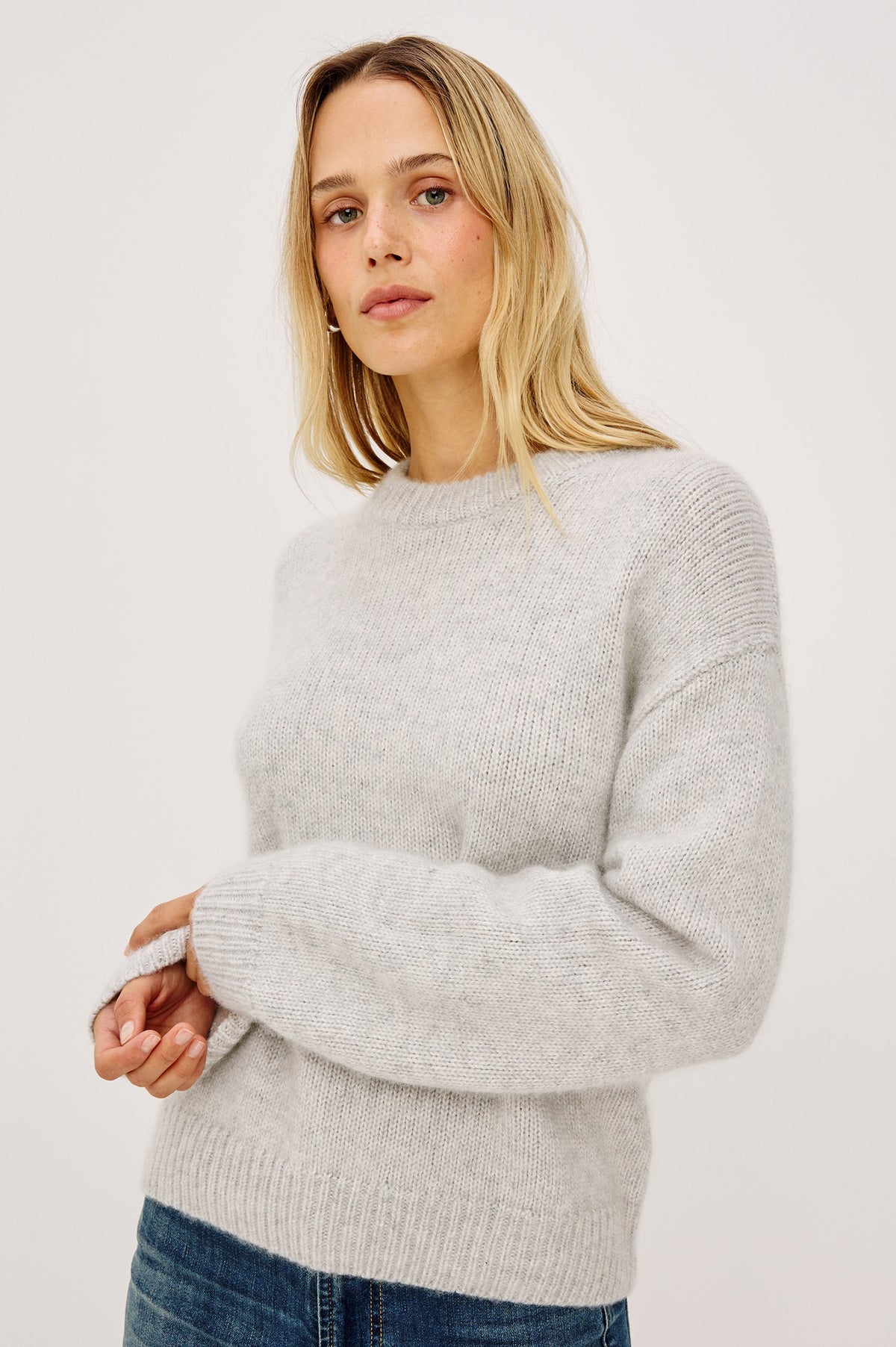 Rails Helly Sweater - Heather Grey