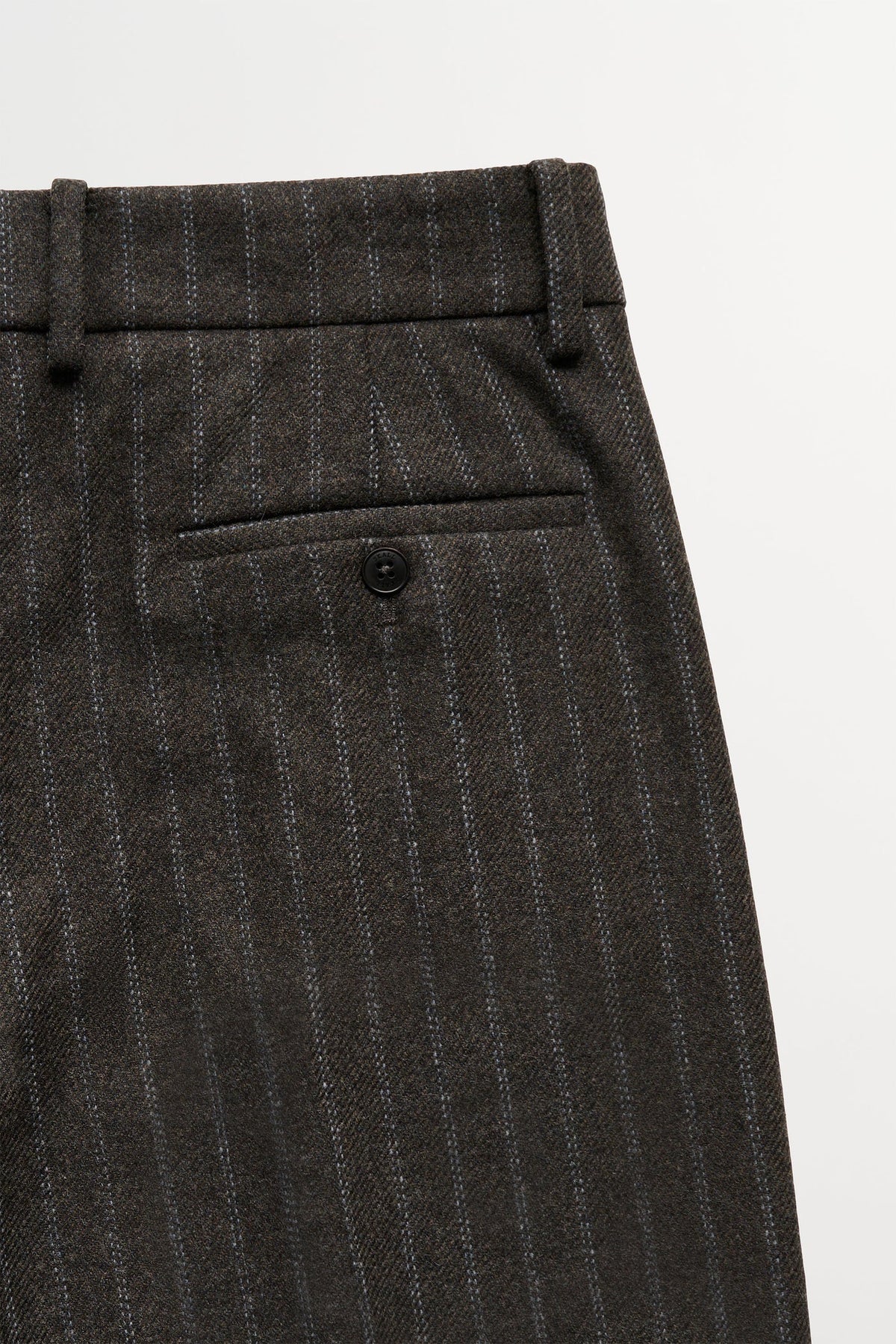 Harry Trousers - Brown / Black Pinstripe
