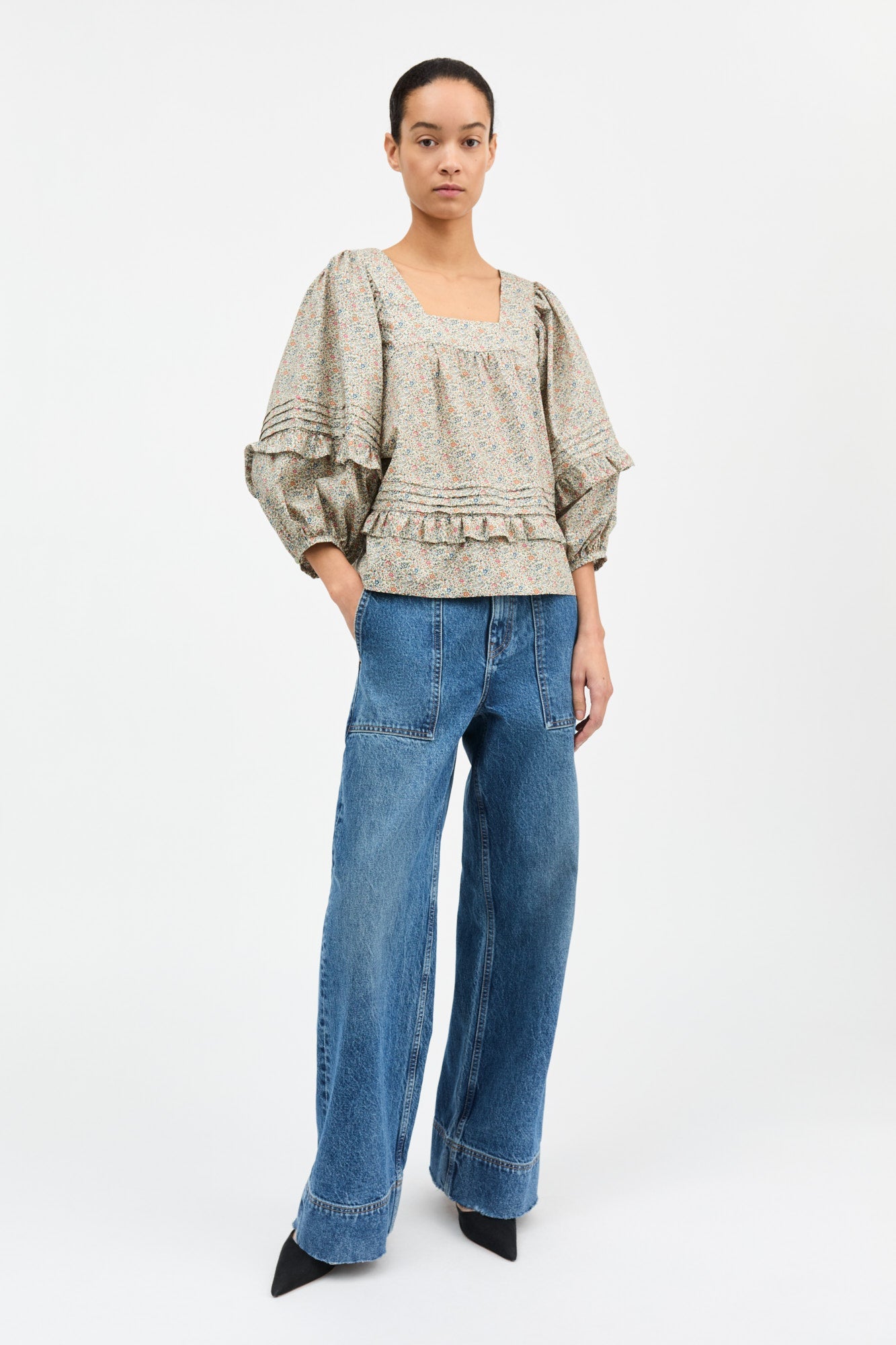 Hope Blouse - Flower Field