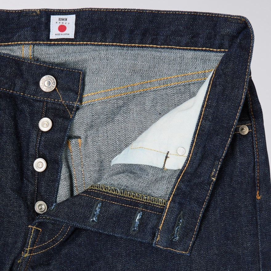 Regular Tapered Kurabo Red Selvage Jeans - Blue Rinsed