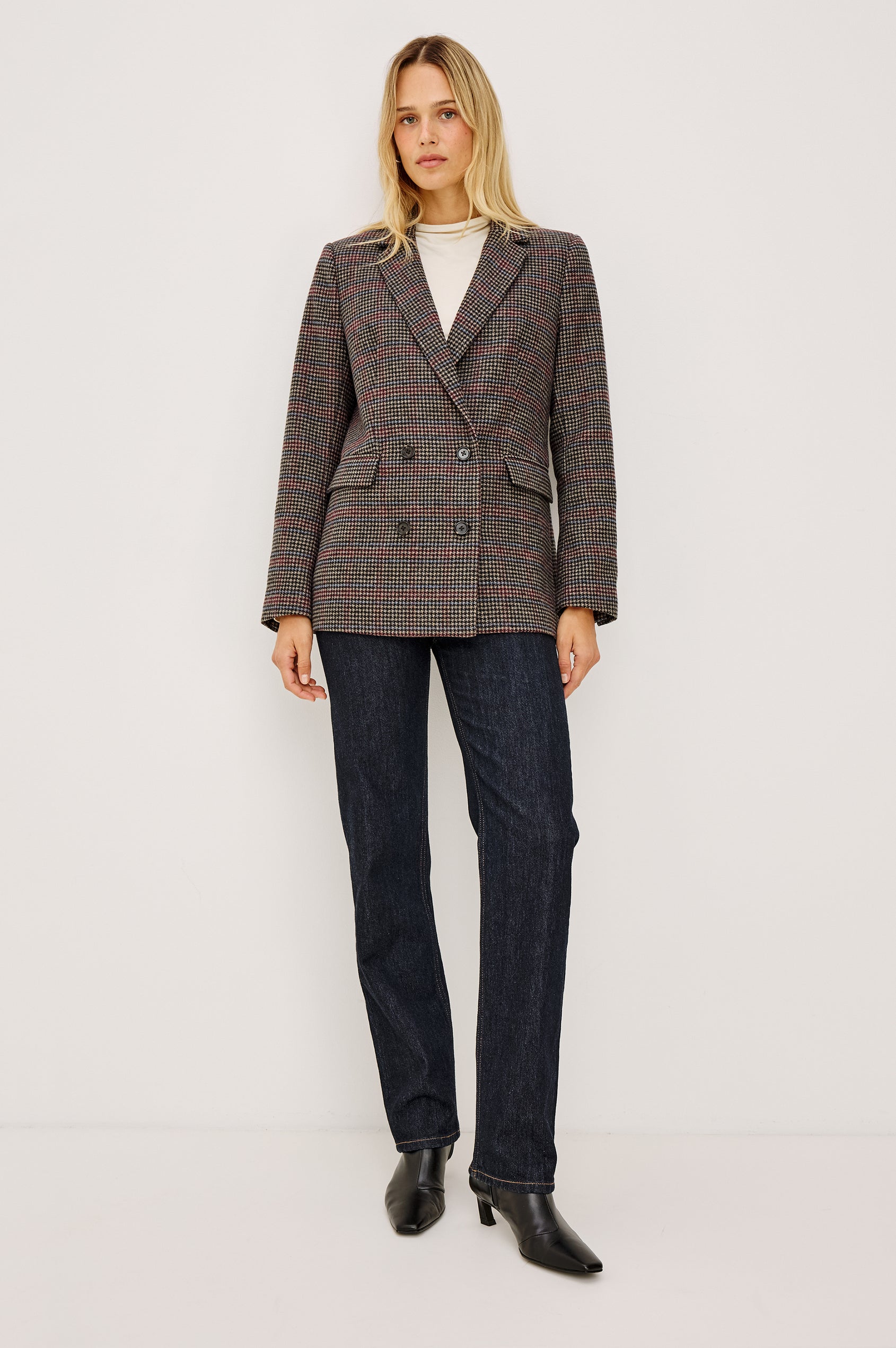 Rails Jac Blazer - Oxford Plum
