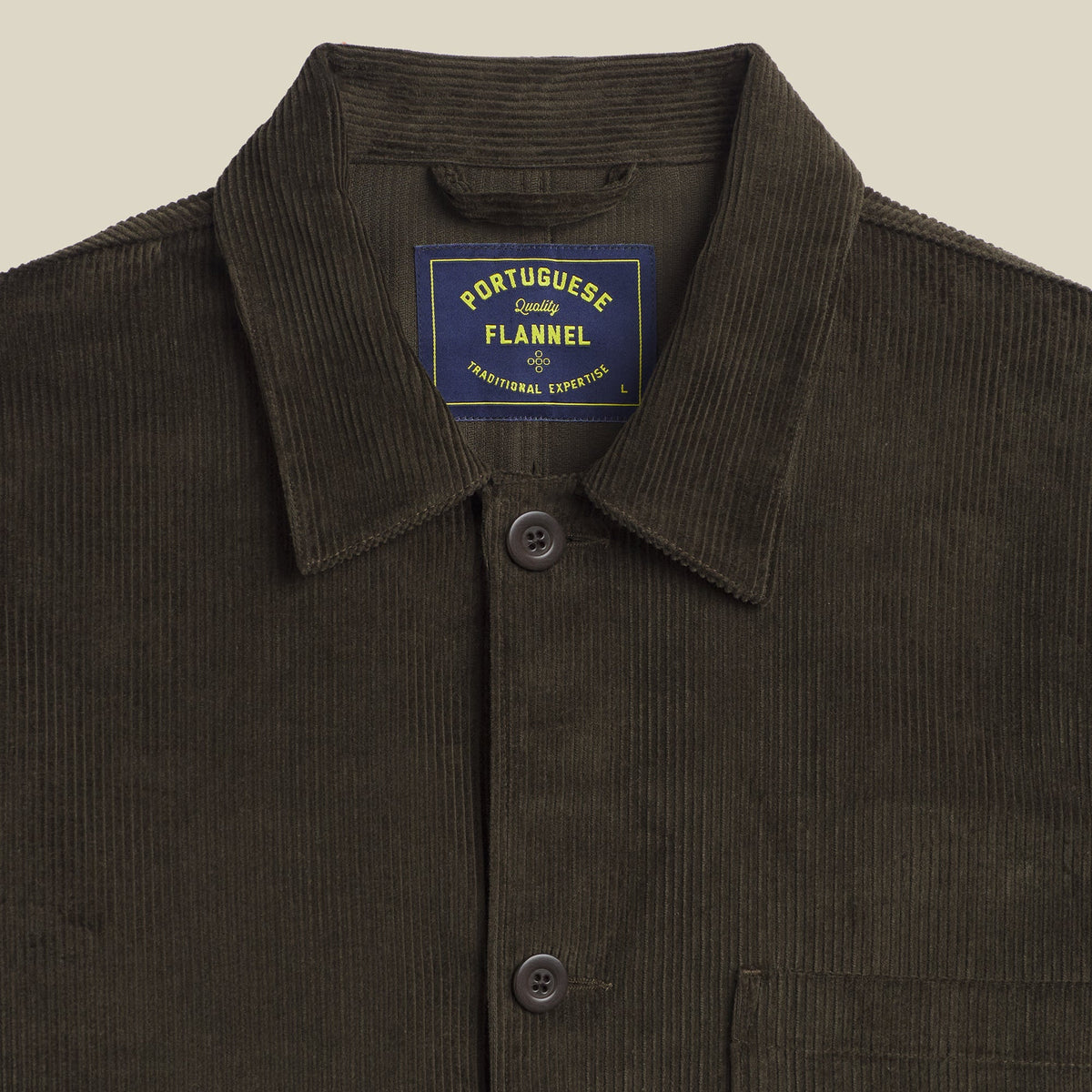 Portuguese Labura Corduroy Jacket - Olive