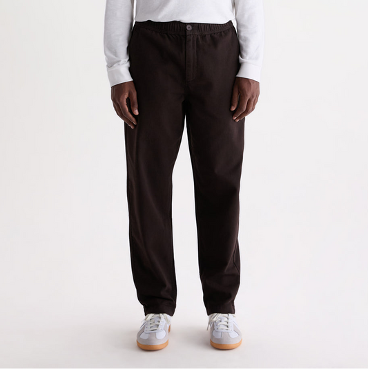 Kurt Trouser Organic Cotton Twill - Dark Brown