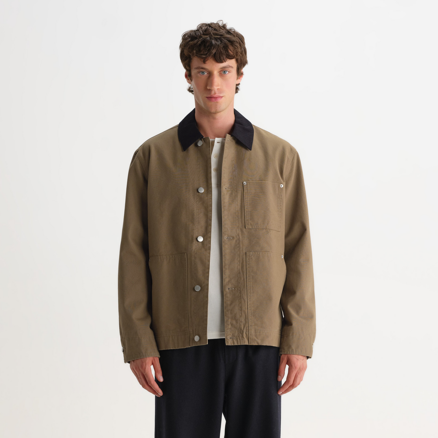 Landor Canvas Jacket  - Light Khaki