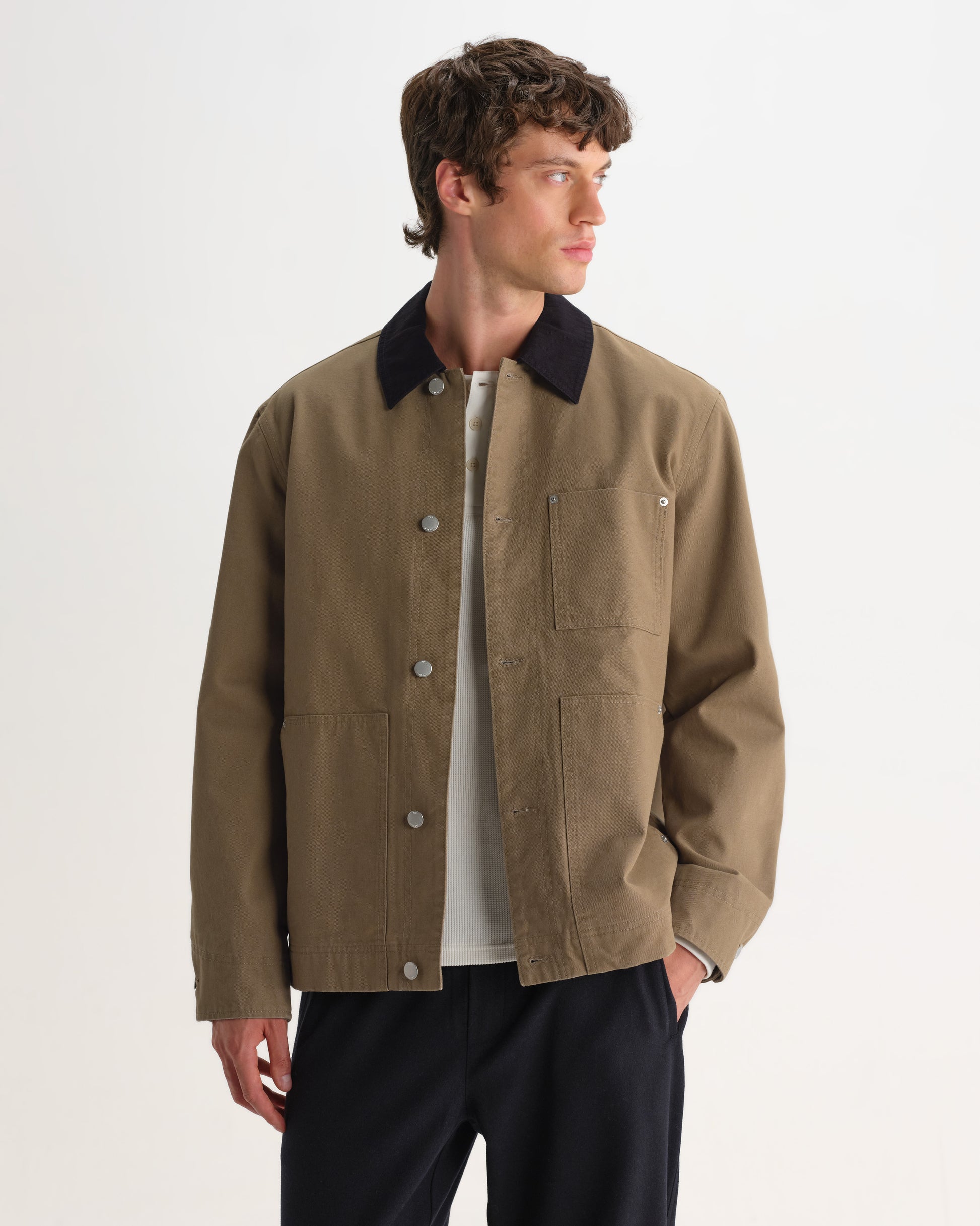Wax Landor Canvas Jacket  - Light Khaki
