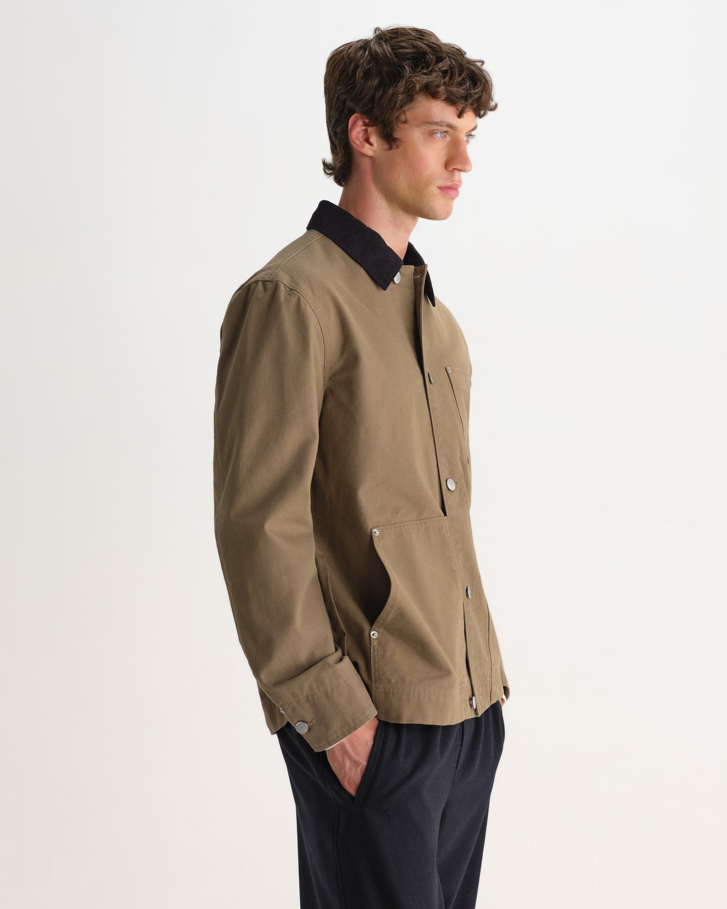 Landor Canvas Jacket  - Light Khaki