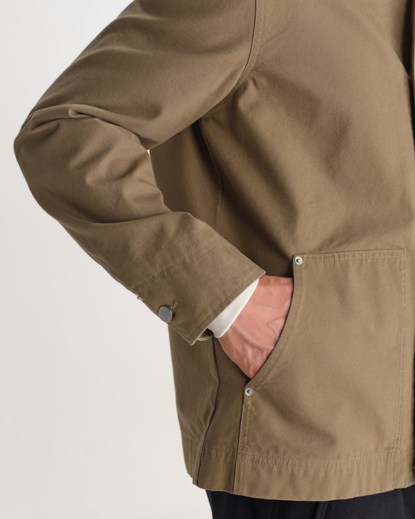 Landor Canvas Jacket  - Light Khaki