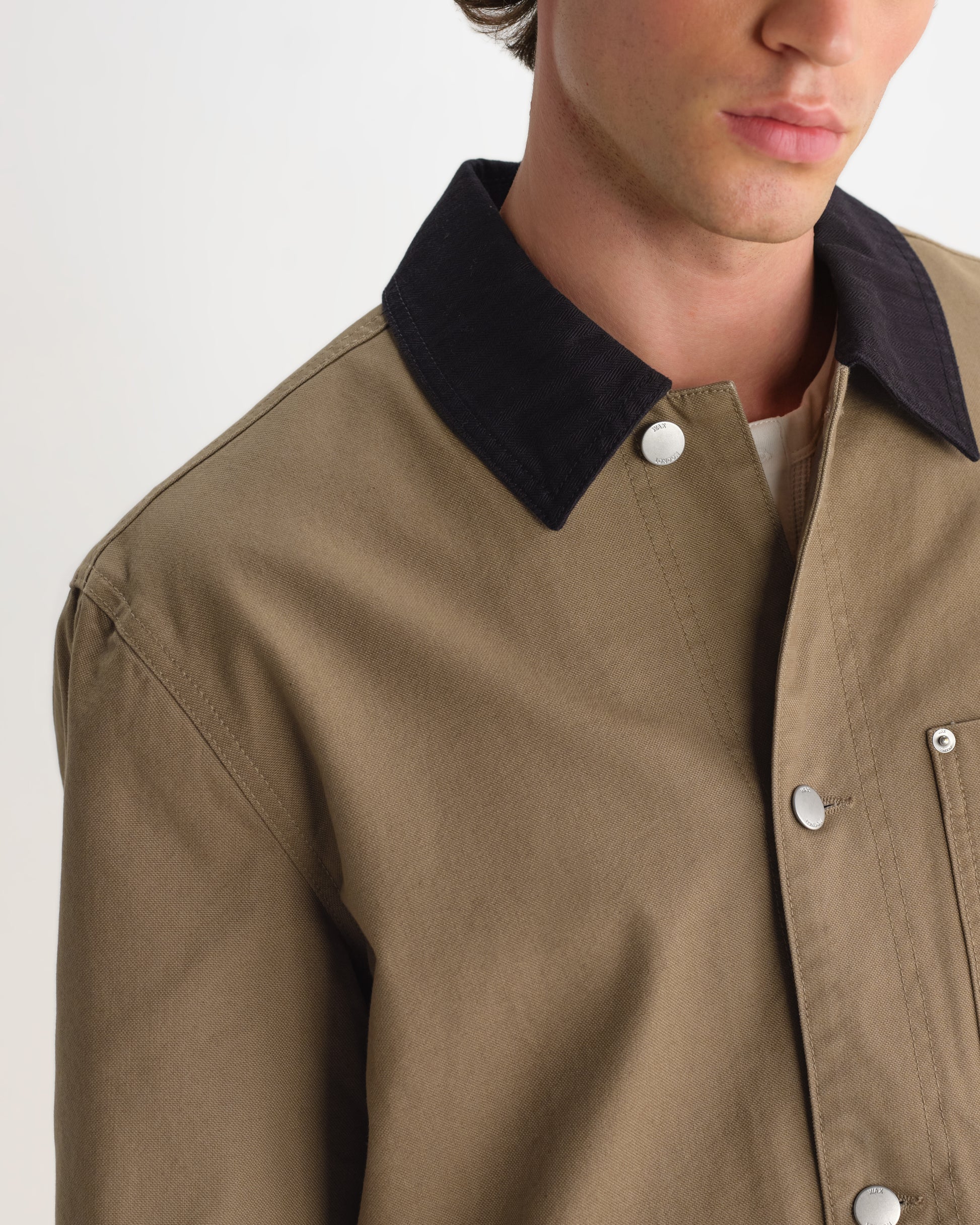 Wax Landor Canvas Jacket  - Light Khaki