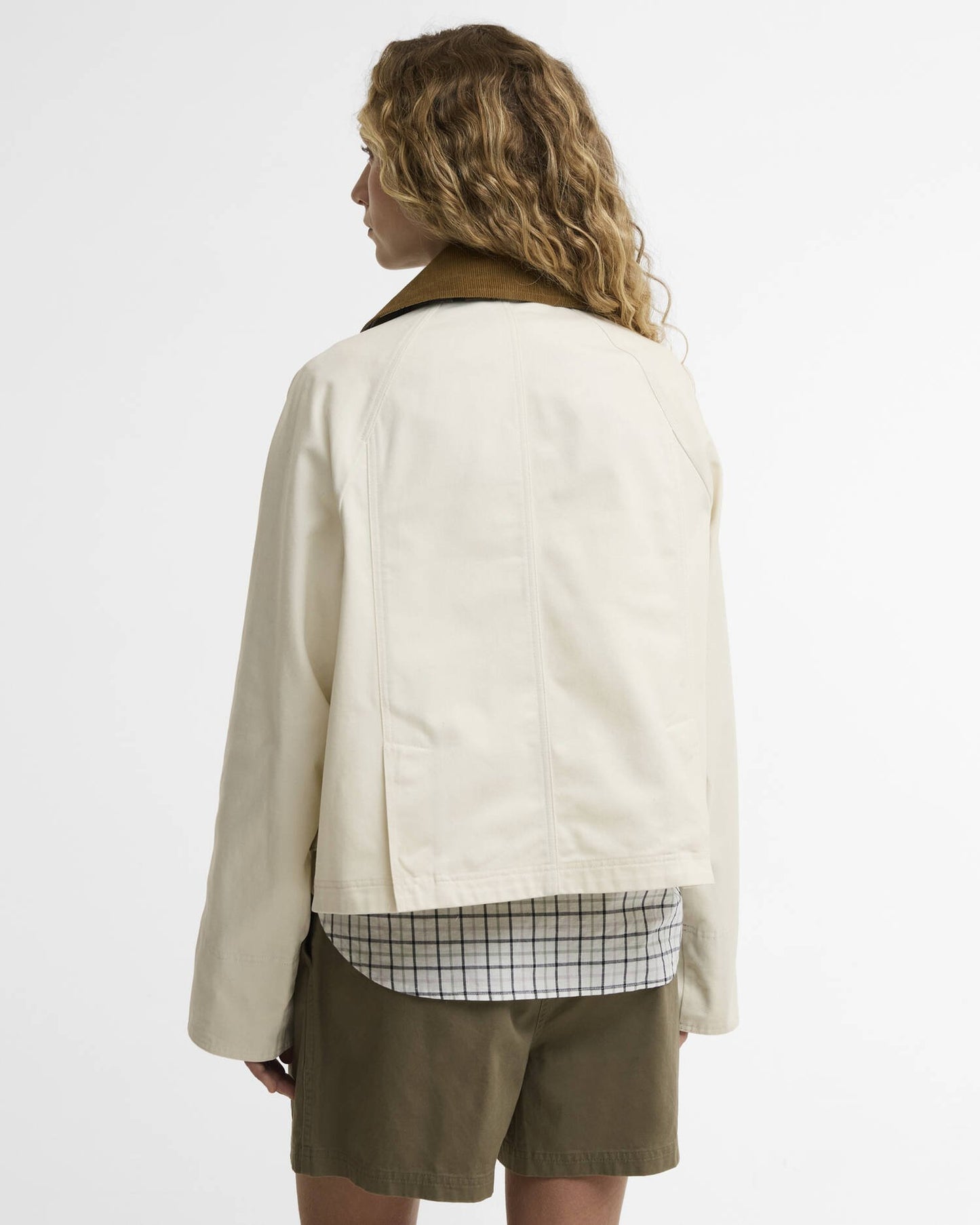 Crop Beadnell Jacket - Light Pearl/Dress/Beige