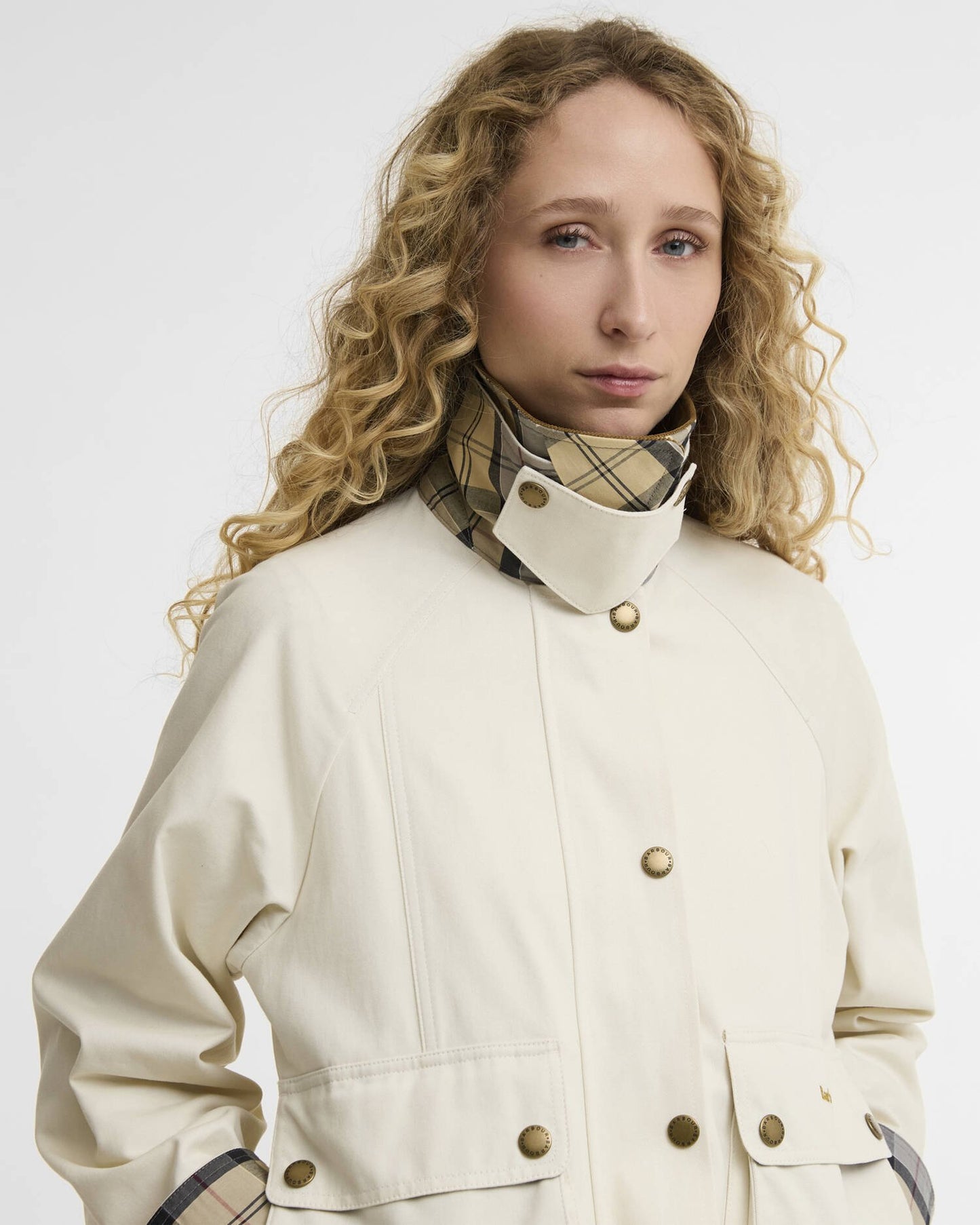 Crop Beadnell Jacket - Light Pearl/Dress/Beige