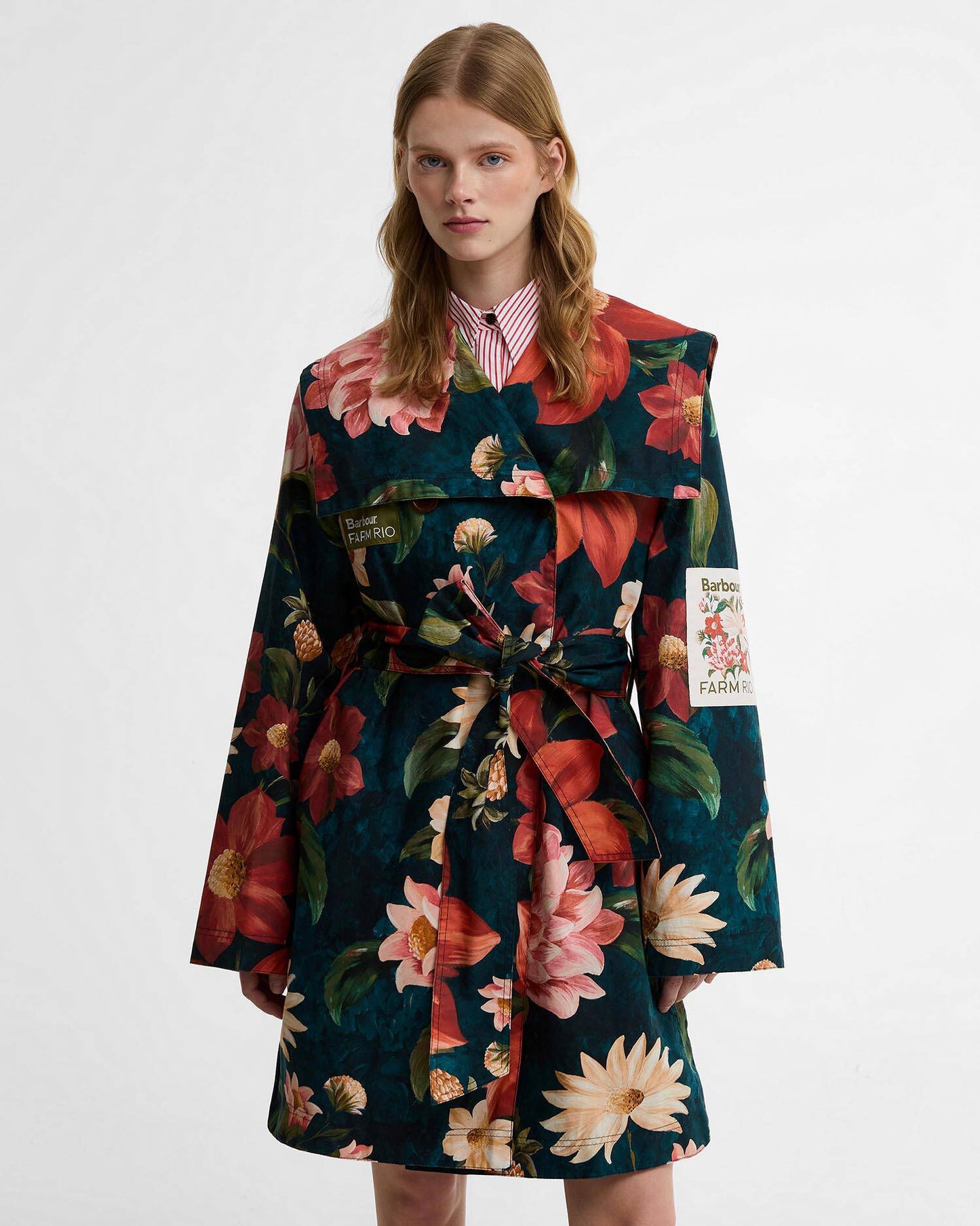 Gardenia Casual Jacket - Navy Wildflower