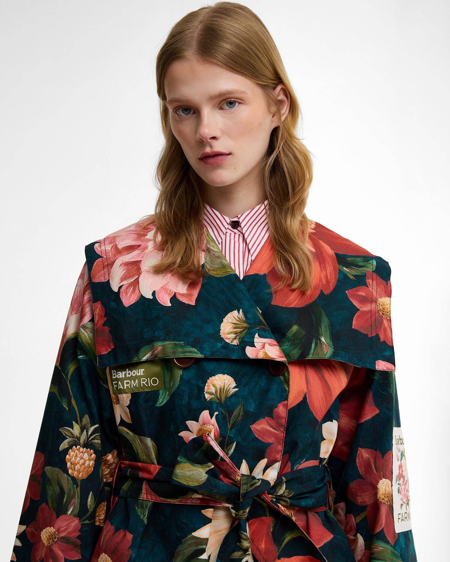 Gardenia Casual Jacket - Navy Wildflower