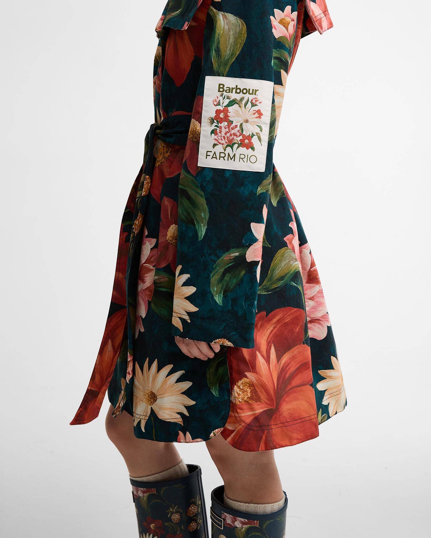 Gardenia Casual Jacket - Navy Wildflower