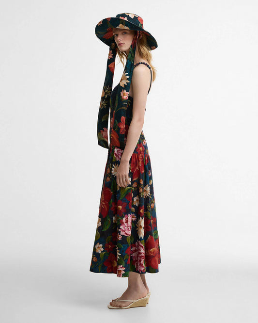 Wild Flower Dress - Navy Wildflower