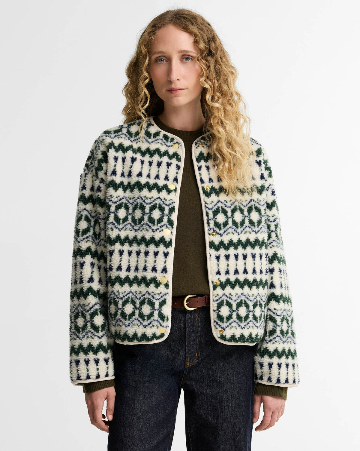 Barbour Aspen Fair Isle Fleece - Multi