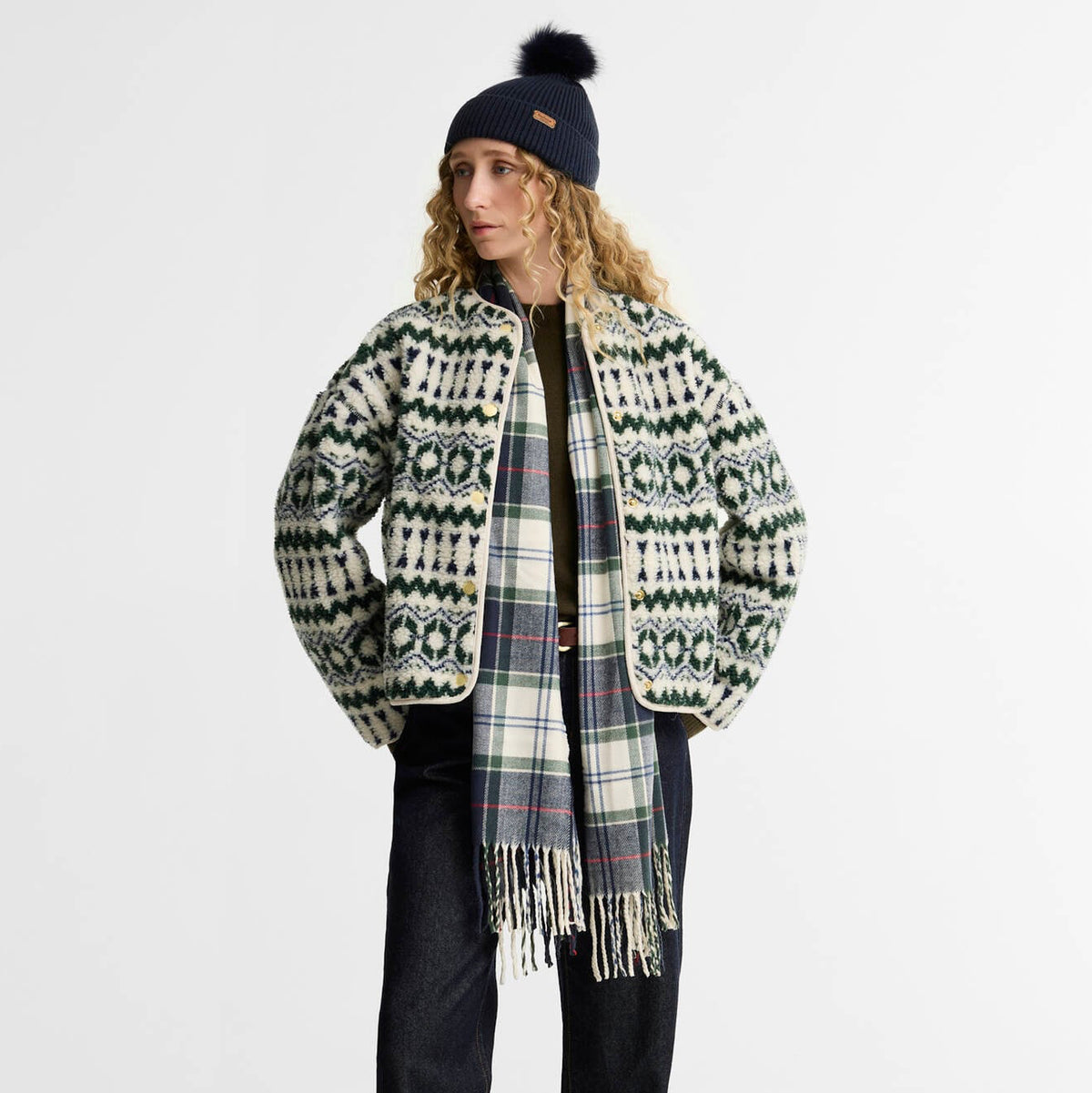Barbour Aspen Fair Isle Fleece - Multi