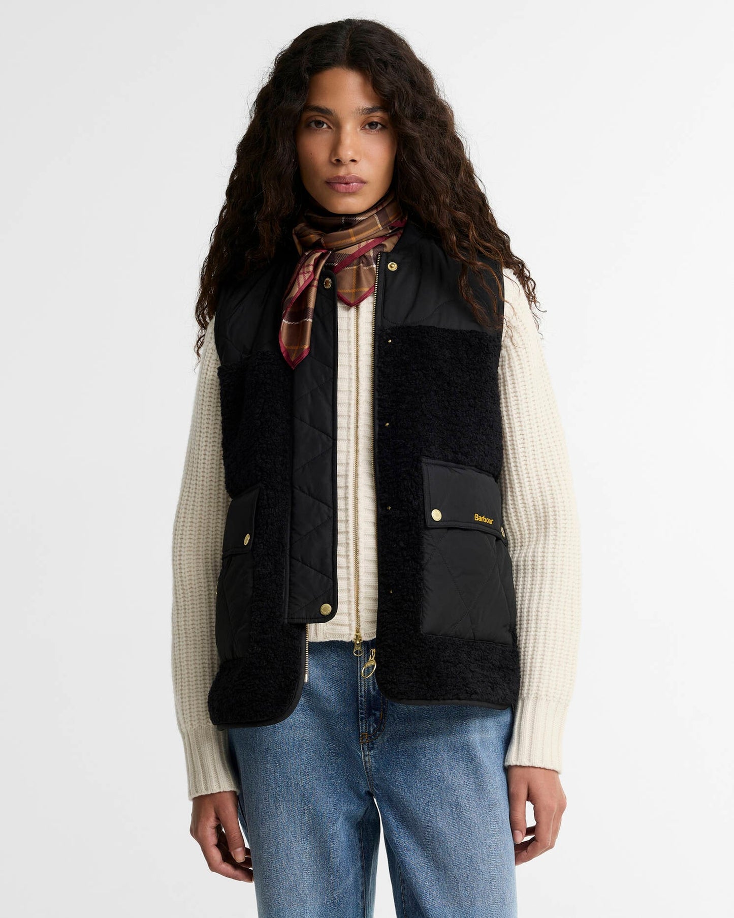 Ampleforth Fleece Gilet - Black