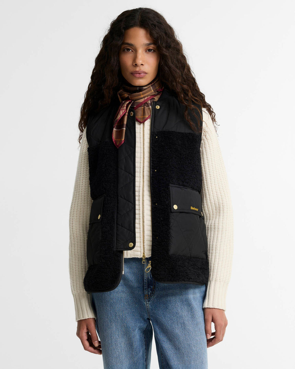 Barbour Ampleforth Fleece Gilet - Black