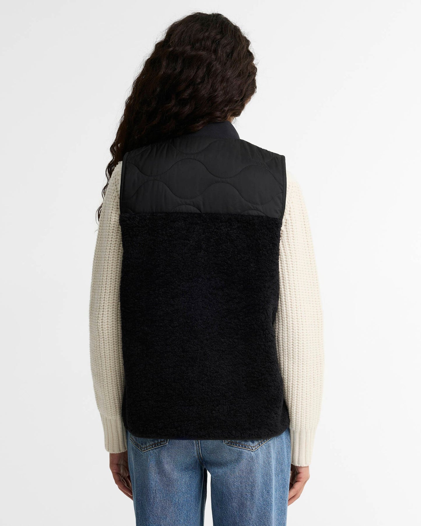 Ampleforth Fleece Gilet - Black