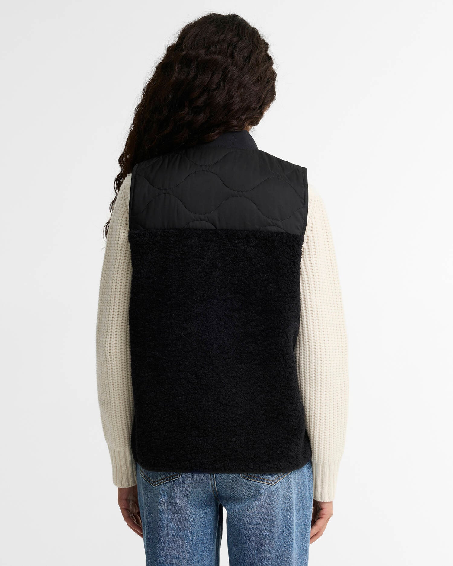 Barbour Ampleforth Fleece Gilet - Black