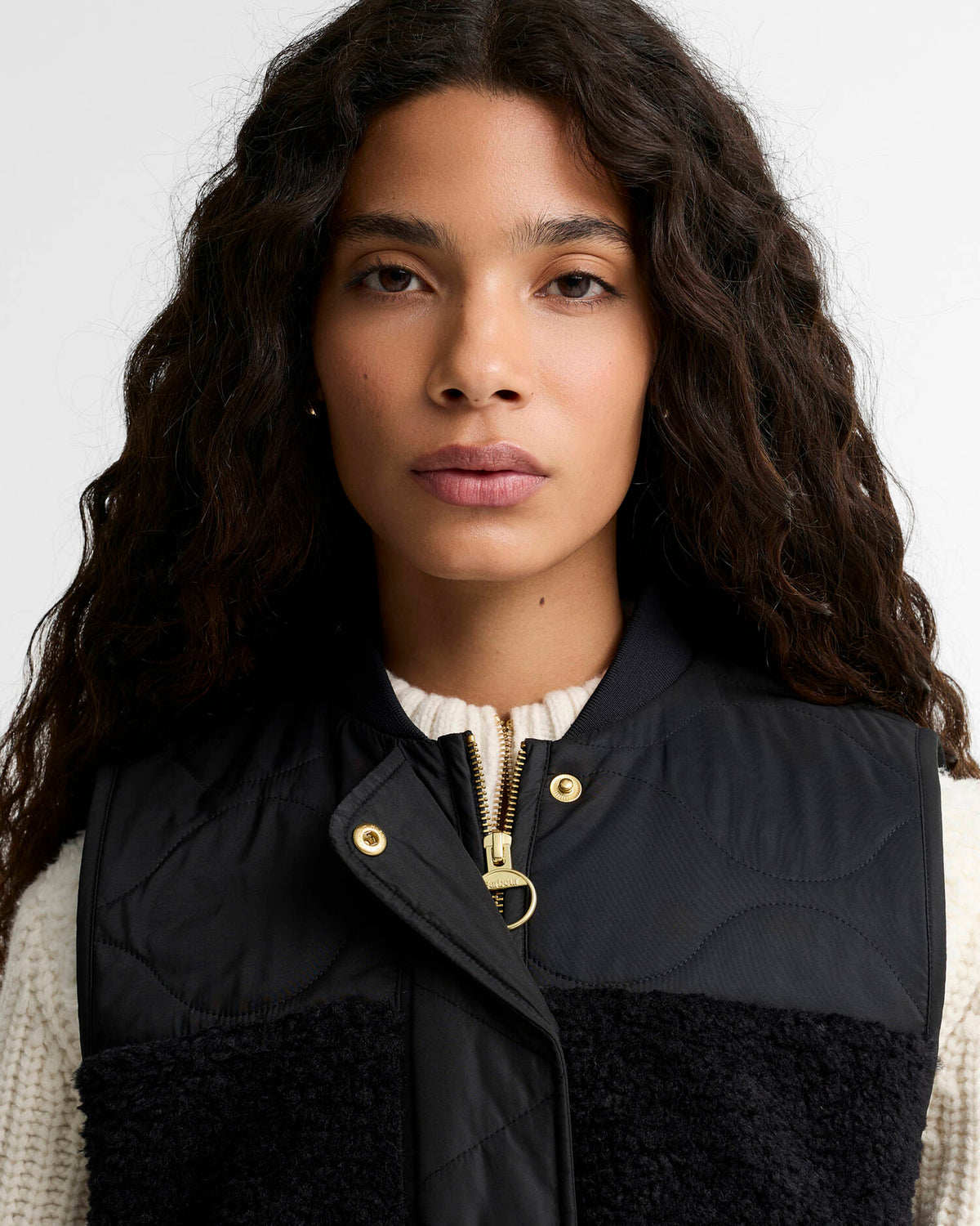 Ampleforth Fleece Gilet - Black