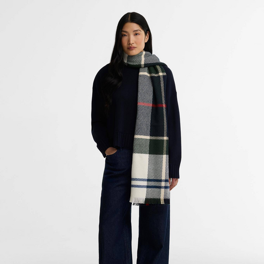 Blair Tartan Scarf - Light Evergreen Tartan