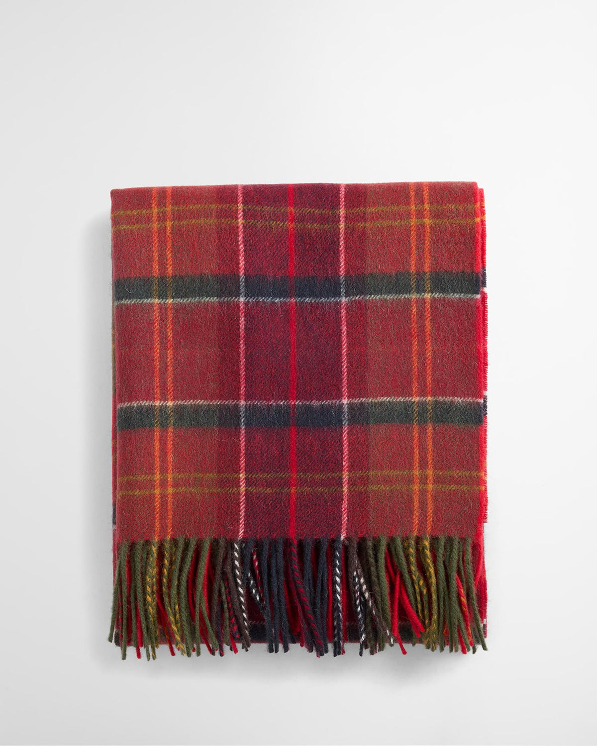Barbour Serena Tartan Scarf - Cardinal / Classic Tartan