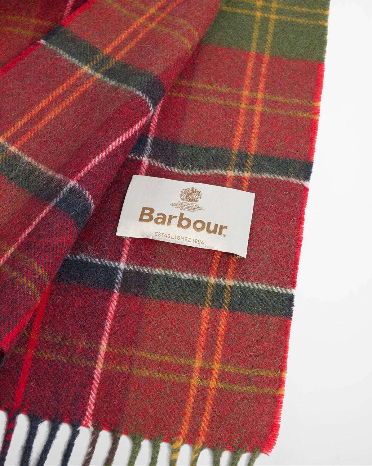 Serena Tartan Scarf - Cardinal / Classic Tartan