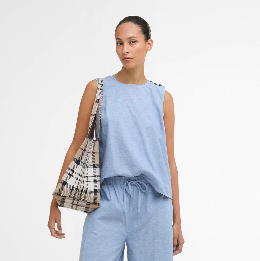 Barbour Josie Top - Light Chambray