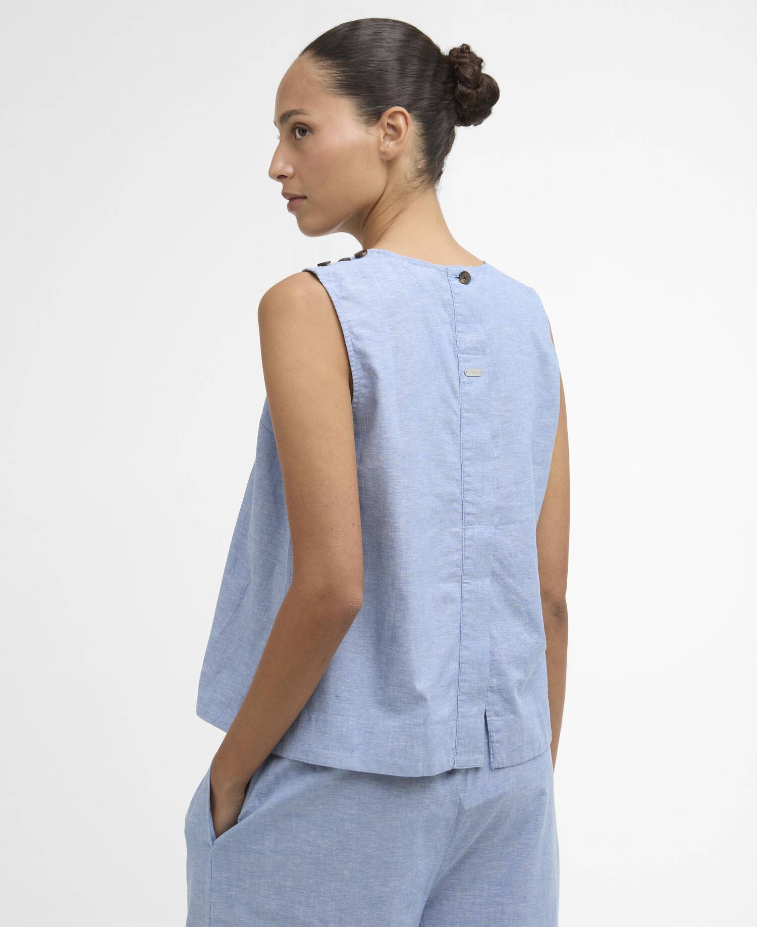 Barbour Josie Top - Light Chambray