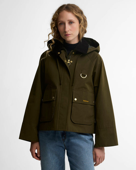 Terrington Showerproof Jacket - Olive/Shadow/Classic