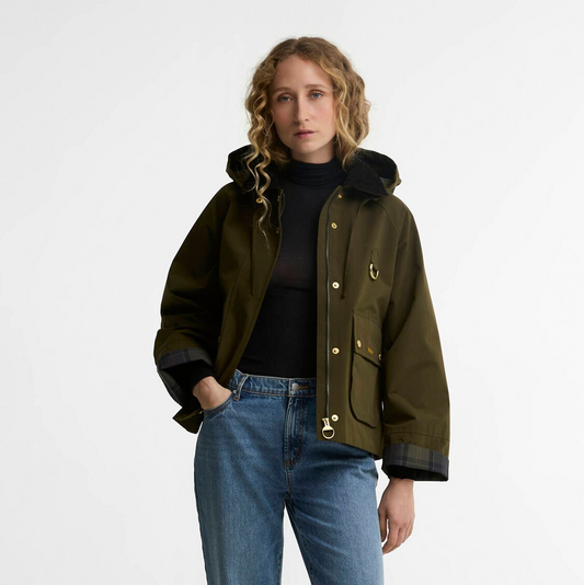 Terrington Showerproof Jacket - Olive/Shadow/Classic
