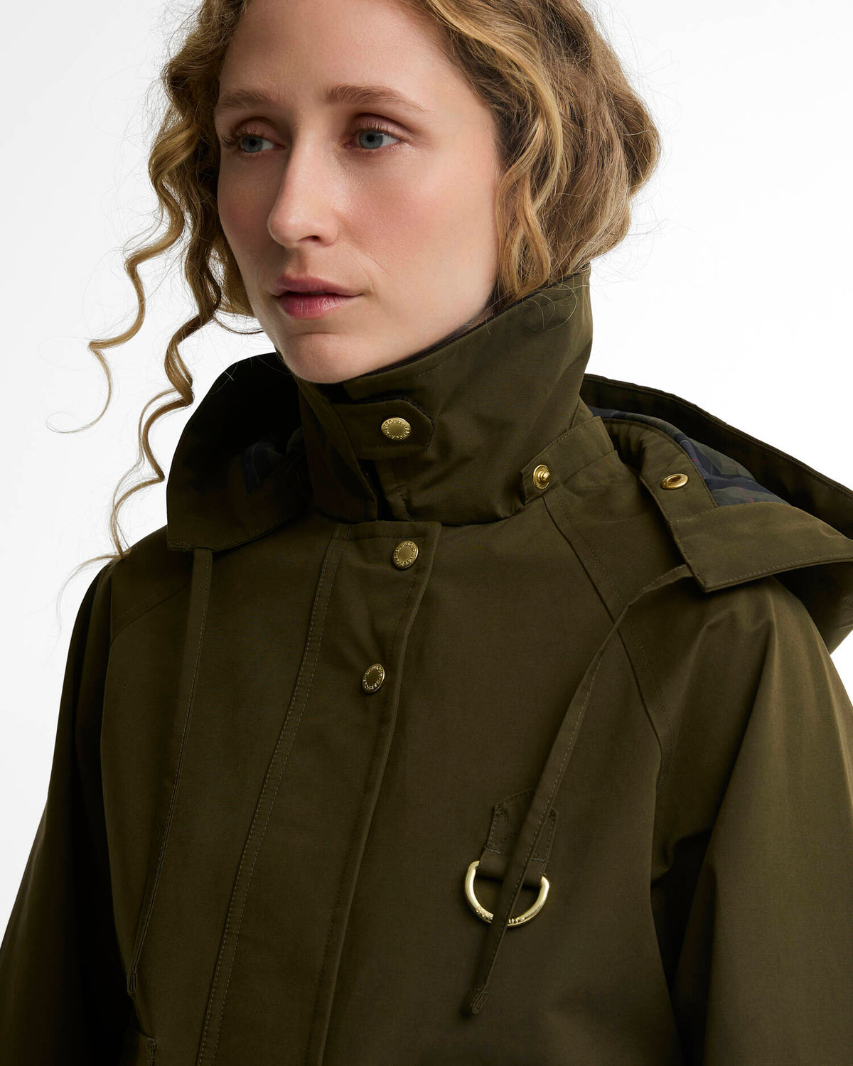 Terrington Showerproof Jacket - Olive/Shadow/Classic