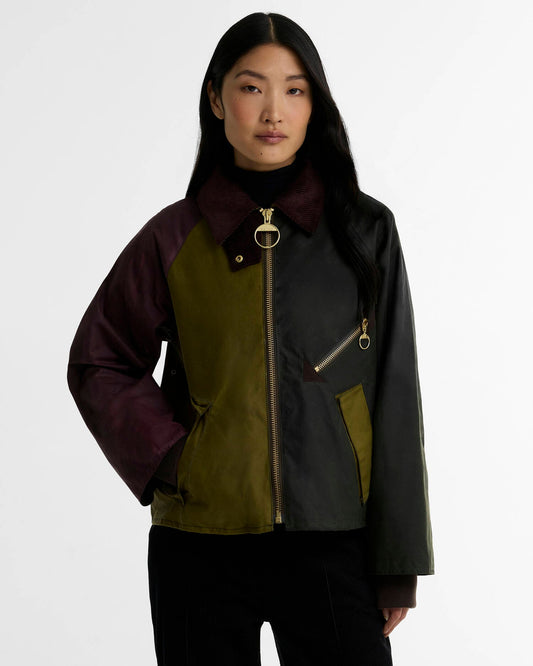 Arlene Wax Jacket - Golden Olive/Fern/Bordeaux/Muted