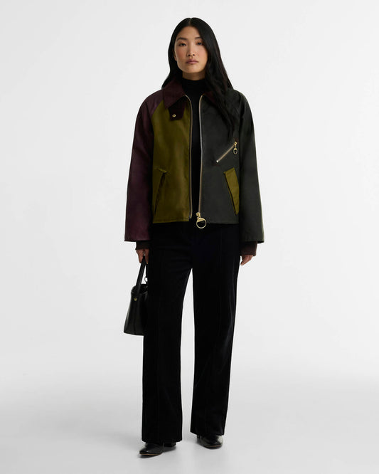 Arlene Wax Jacket - Golden Olive/Fern/Bordeaux/Muted