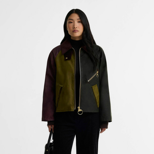 Arlene Wax Jacket - Golden Olive/Fern/Bordeaux/Muted