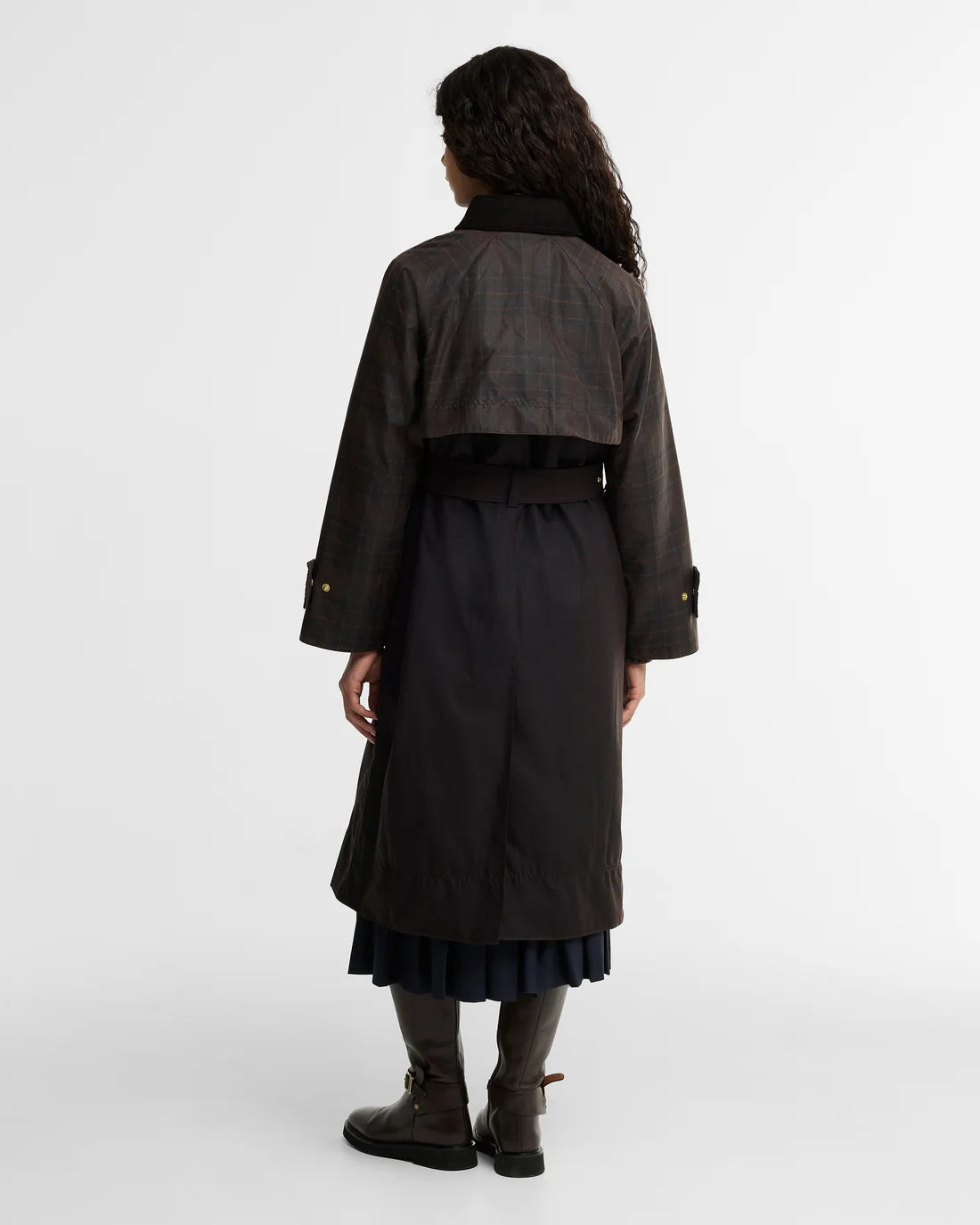 Elva Wax Jacket - Rustic/Muted/Mixed Tartan
