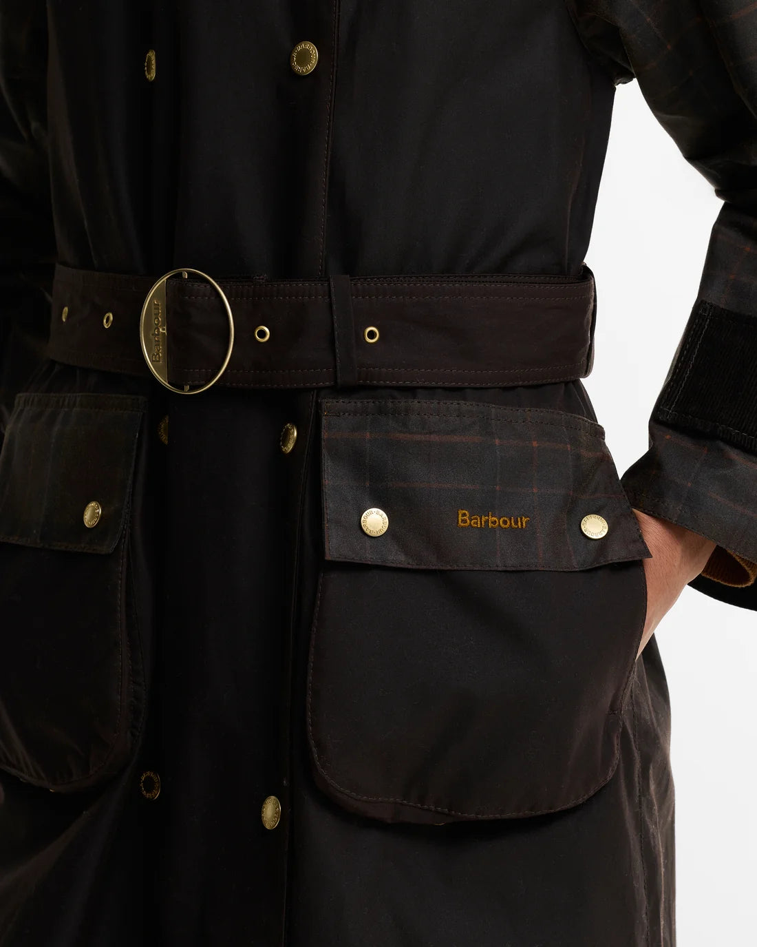 Elva Wax Jacket - Rustic/Muted/Mixed Tartan