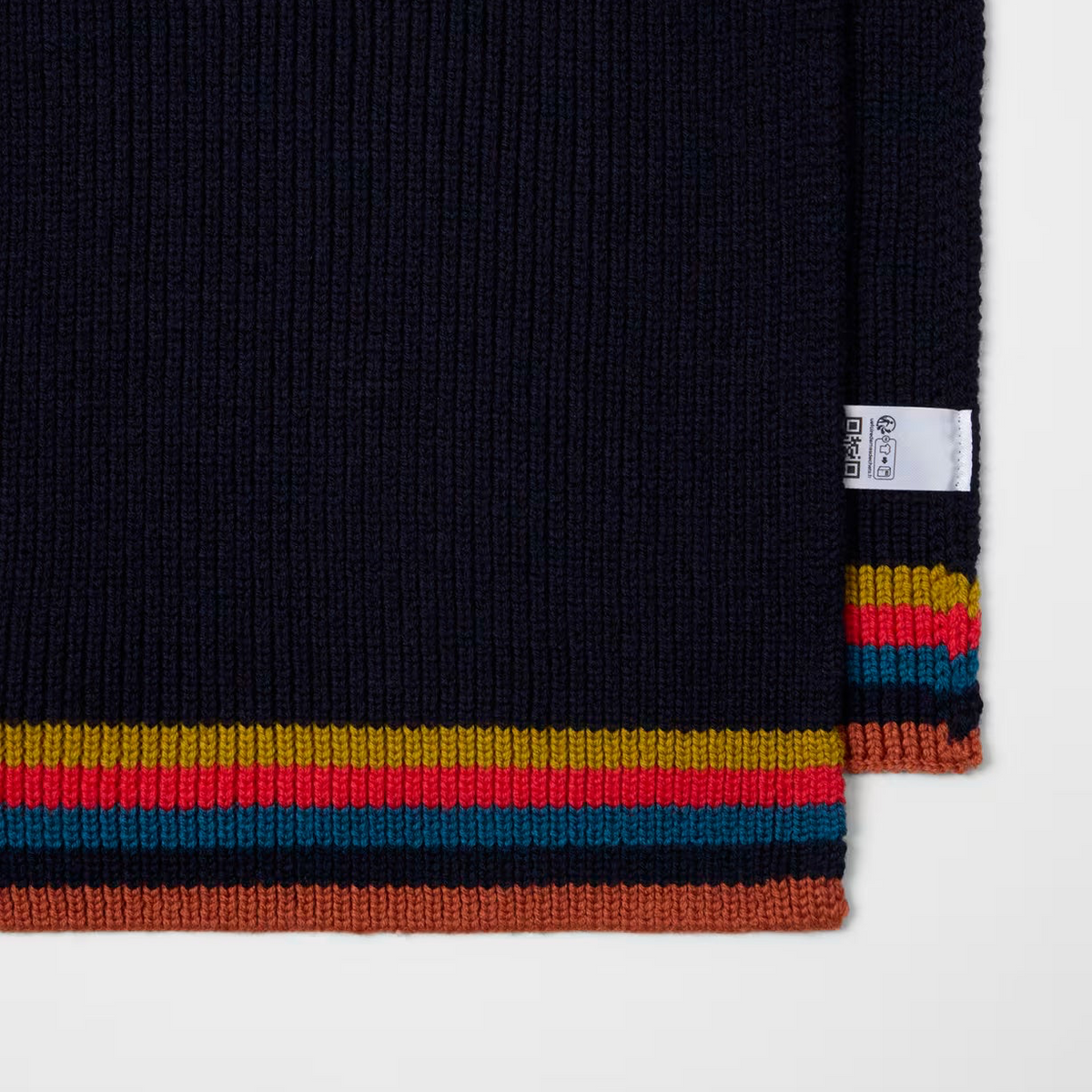 Paul Scarf Artist Rib - Blue