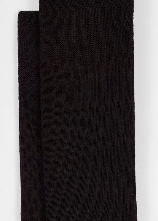 Signature Stripe Carter Tipping Socks - Black