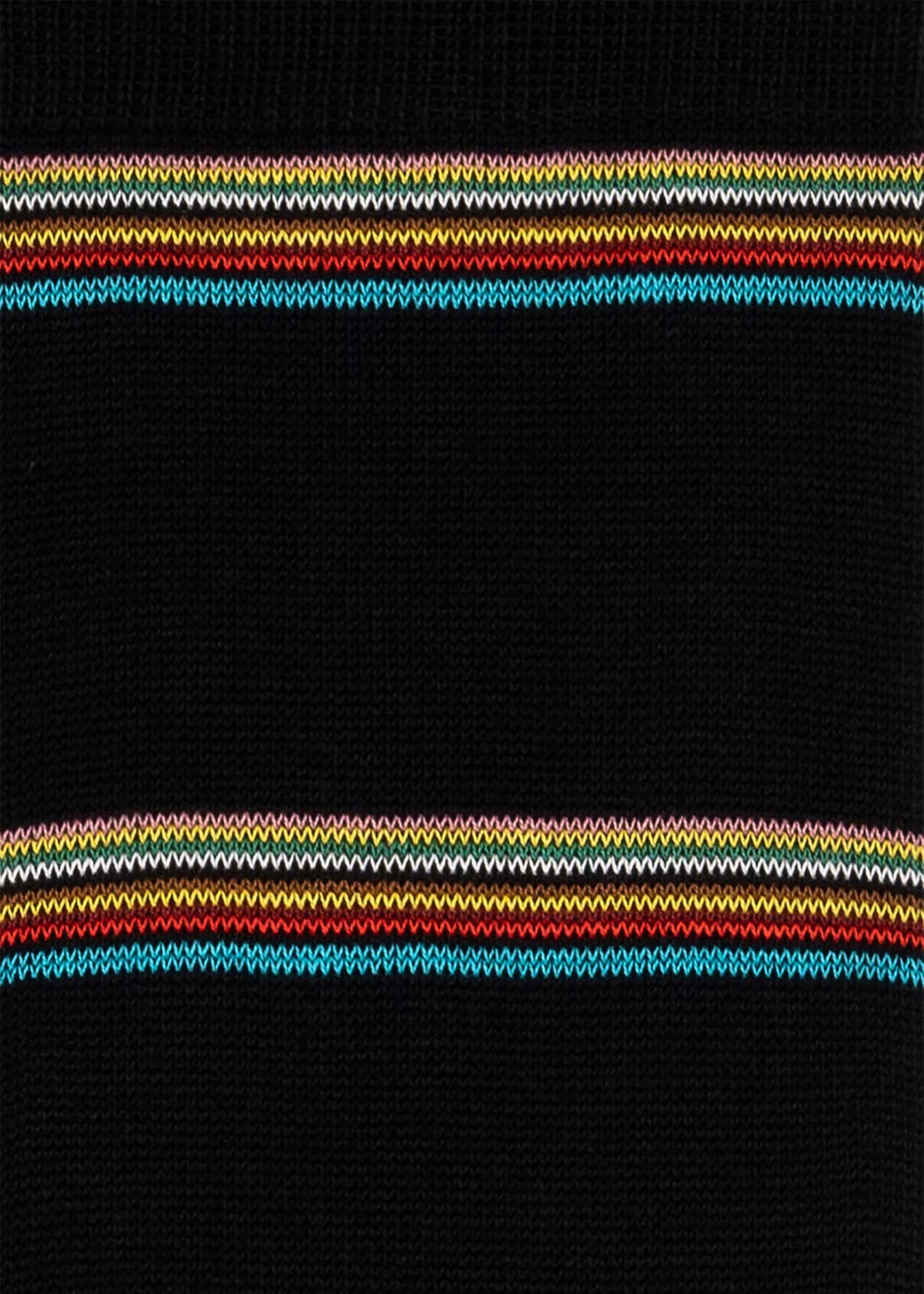 Paul Block 'Signature Stripe' Socks - Black