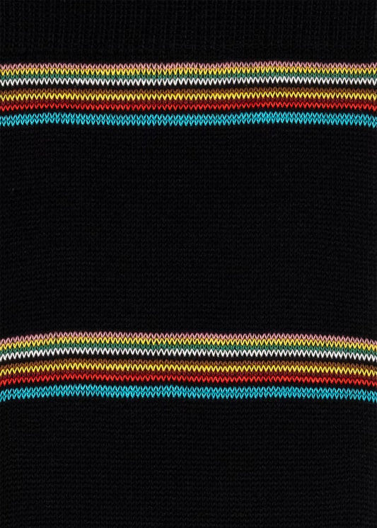 Block 'Signature Stripe' Socks - Black