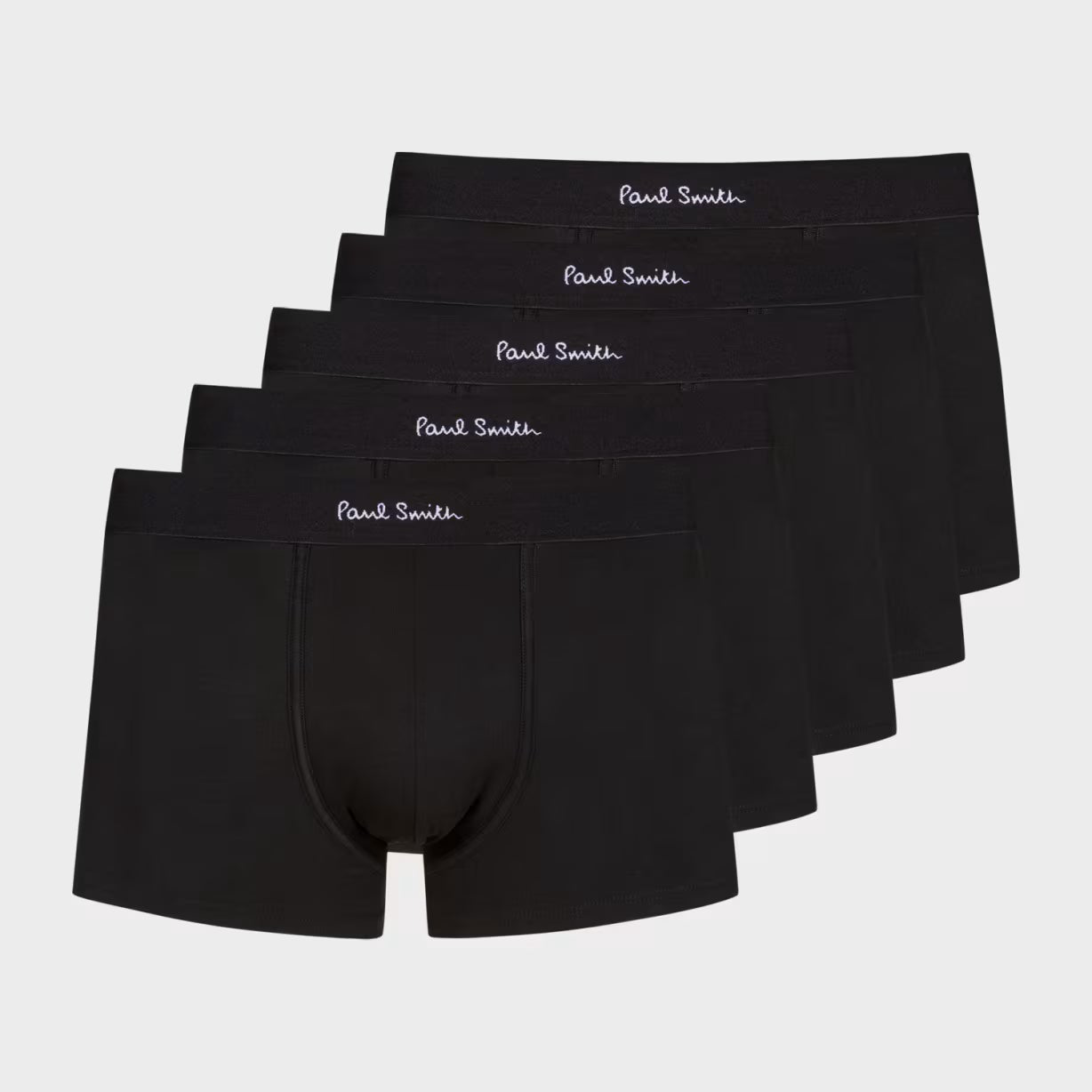 Paul Organic Cotton Boxer Briefs Five Pack - Black