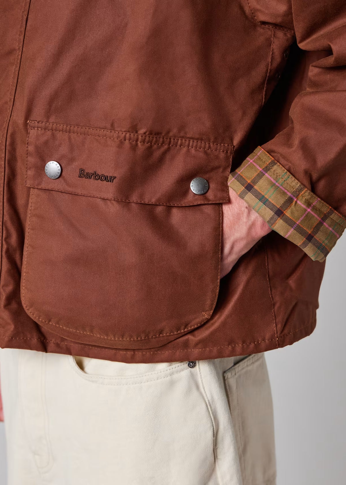 Paul Key Transport Wax Jacket - Russet