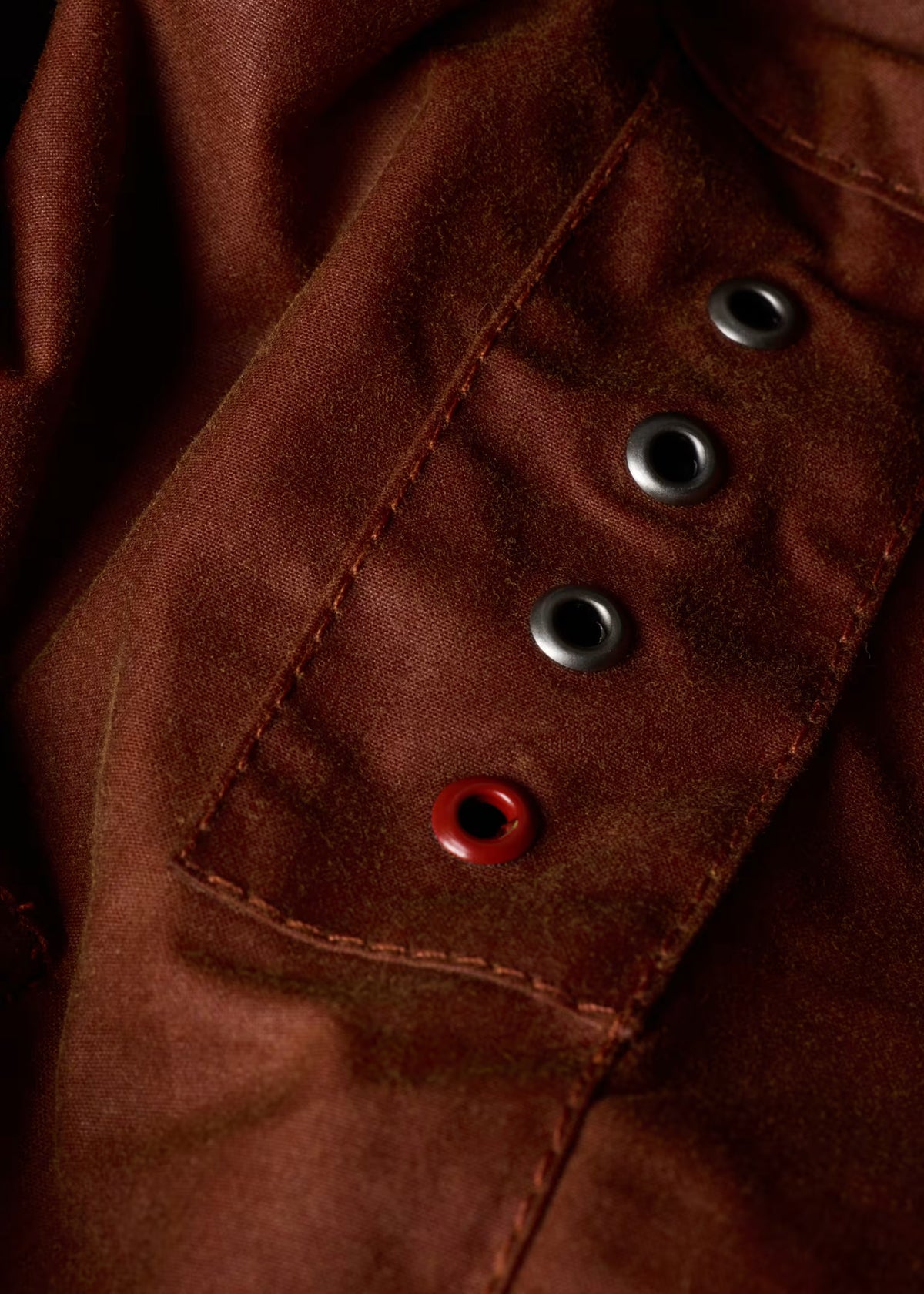 Key Transport Wax Jacket - Russet