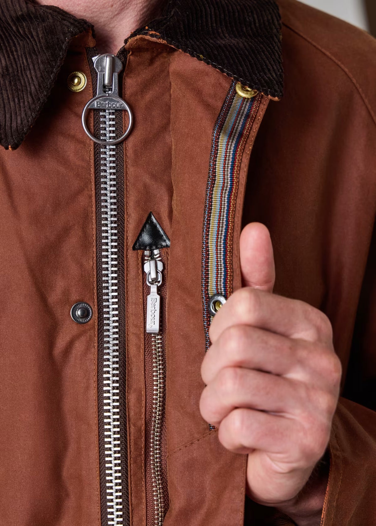 Key Transport Wax Jacket - Russet