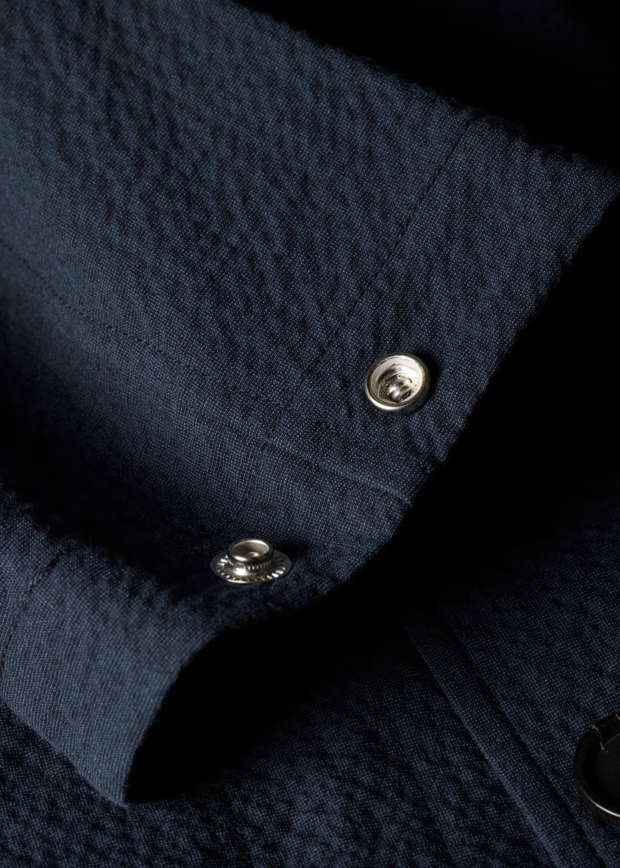 Paul Stretch-Cotton Seersucker Jacket - Navy